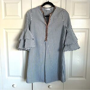 Ces Femme Womens Cotton Blend Dress Sz S Bohemian Cottagecore Peasant Boho Fairy